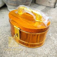 กระปุกออมสินงานไม้สัก ออมสินไม้สัก ราคาส่ง ทรงวงรี piggy bank.