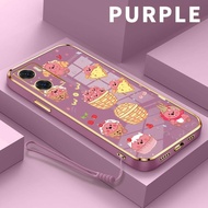 Case hp For OnePlus Nord N20 SE Loppy Soft Silicon 6D Plated Kesing