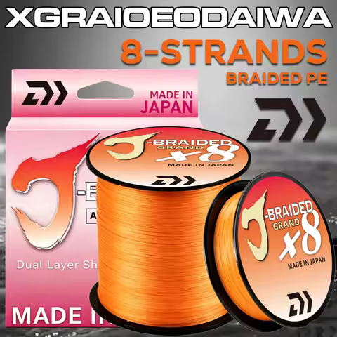 XGRAIOEO-DAIWA-J-BRAIDED Fishing Line 150/200M 8 Strands Braided PE Line Fishing Tackle 10 16 20 30 