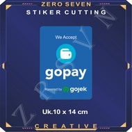 E-WALLET GOPAY PRINT & CUTTING STICKERS