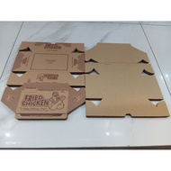 Brown Fried Chicken Craft Box 100 Sheets Size 15x10x6 cm