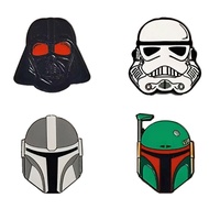 hot toys | 4/7/8piece set of classic sci-fi movie brooch Black Knight R2D2 spaceship robot badge Per