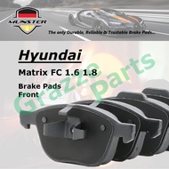 Münster Disc Brake Pad Front for Hyundai Matrix FC 1.6 1.8 2002-2009 G4ED-G G4EB-G - 1
