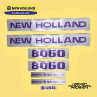 Sticker Set (Harvester/ Mesin Padi)- New Holland 8060