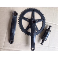 2nd Hand trinx Folding Bike Crankset With Bottom bracket