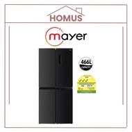 MAYER 466L Multi-Door Frost Bottom Freezer Fridge MMFF480BI