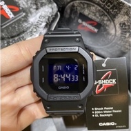 Original G-SHOCK DW-5600UBB Black Out with LED backlight DW-5600UBB-1DR / DW-5600BB / DW-5600 Digita