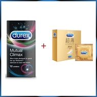 Durex Condom Mutual Climax + Ferthelite Gold Kondom Tahan Lama Condom Kondom For Men 12pcs Extra Lon