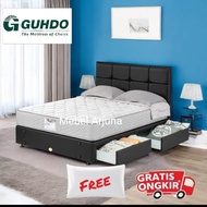Set Springbed Guhdo new prima drawer HB Atlentic 160x200 promo murah