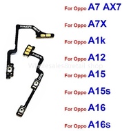 Power Volume Flex For OPPO A7 AX7 A12 A15 A15S A16 A16S A1K On Off  Power Volume Switch Control Flex