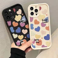 Colored Love Hearts Case For Samsung Galaxy S25 EDGE A06 M35 M34 M51 M54 F54 M55 C55 F55 Silicone Sh