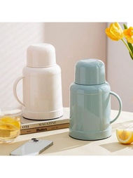 1pc 1000ML/33.8oz Mini Hot Water Bottle, Household Insulated Thermal Carafe, Glass Liner Coffee Pot,