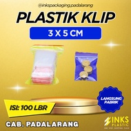 ZIPLOCK CLIP PLASTIC 3 X 5 CM ZIPPER PLASTIC BAG