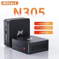 Mini PC Intel N305 CPU 3.8GHz Windows 11 Pro 16GB M.2 DDR4 RAM 1TB SSD For Home Desktop Computer