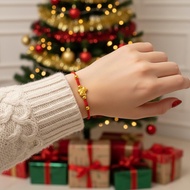 Golden Pony Red Rope Bracelet Horse Year Zodiac Bracelet Bracelets Meaning Represents Gift Year K8i4