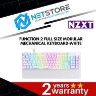 NZXT FUNCTION 2 FULL SIZE MODULAR MECHANICAL KEYBOARD - WHITE - KB-001NW-US