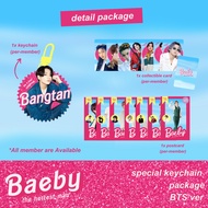 (PO) Barbie BAEBY BTS Keychain Ganci Set Package (with Photocard and Postcard)
