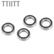 Ttiitt 4Pcs 15267-2RS Rubber Sealed Deep Groove Ball Bearing 15x26x7 mm