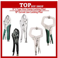11" C Type Vice Clamp Locking Plier / 10” Curved Jaw Locking Plier/ Vise Grip C Clamp Plier