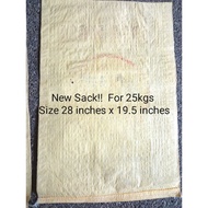 Sale! New Sack / Sako for 25kgs for rice etc...