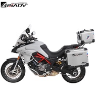 GSADV Ducati Multistrada 950 Motorcycle Top Box Aluminium & Side Box Aluminium With Pannier Rack