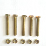 BMK M8x70 - Yellow Nut Bolt m8 x 70