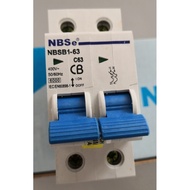 NBSE 63A 2P ISOLATOR MCB