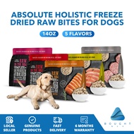 Absolute Holistic Freeze Dried Raw Bites 14oz - Complete & Balanced Diet Food For Dogs of All Stages