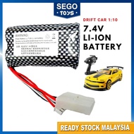 7.4v 18650 li-ion battery & charger for IP-999 RC Car Crawler Boat SEGOTOYS