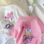 Kid Mickey Mouse Short Sleeve T-Short Clothes Summer Baby Girl Cartoon Cotton Round Neck Teen Kid Cl