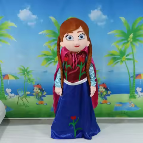 CyCosplay Frozen Snow man Olaf Elsa Anna Princess character costume Mascot Advertising Fancy Dress P
