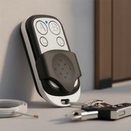 Universal 433mhz Keychain Remote for Electric Garage Doors - 4 Buttons (2026AA)