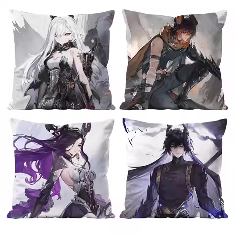 Anime Game D-Duet N-Night A-Abyss Pillow Case Anti-dustmite Pillowcase Invisible Zipper Silky Short 