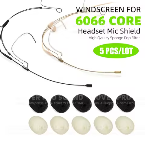 For DPA 6066 CORE Subminiature Headset Mic Windshield Anti Pop Filter Headworn Earset Microphone Spo
