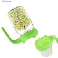 INSTORE Sprout Cover, Green with handle Sprouting lids, Food Grade Plastic 86mm Mesh Sprout Maker Be