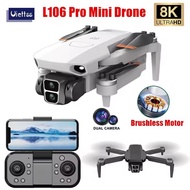 Best L106 PRO 8K Drone with camera HD Professional Brushless Motor FPV Wifi RC Drones Altitude Hold 