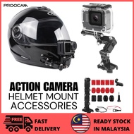 PROOCAM HELMET MOUNT ACCESSORIES SET GoPro Action Camera DJI Skiing Helmet Motorcycling PRO-F511 AA