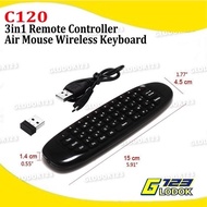 Air Mouse C120 2.4G Mini Wireless Keyboard Remote Control TV Android