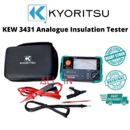 Kyoritsu KEW 3431 Analogue Insulation Tester (NEW) Ready Stock 👍 Original 💯