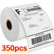 350 Sheets Thermal Sensitive Adhesive Shipping Labels - With Barcode & Tracking Numbers, Compatible 
