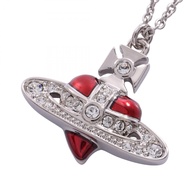 [มือสอง] สร้อยคอรูปหัวใจประดับเพชร Vivienne Westwood รุ่น 630203BMP383 สีเงิน สแตนเลสสตีล สำหรับผู้ห