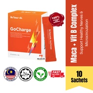 BENOURISH GoCharge (10 sachets) | Maca Vitamin B Complex For Energy Booster Stamina Booster