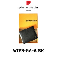 Pierre Cardin (ปีแอร์ การ์แดง) กระเป๋าธนบัตร กระเป๋าสตางค์เล็ก  กระเป๋าสตางค์ผู้ชาย กระเป๋าหนัง กระเป๋าหนังแท้ รุ่น WIY3-GA-A พร้อมส่ง ราคาพิเศษ