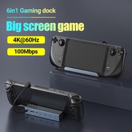 Steam Deck Docking Station with 100w Fast Charging Dock HDMI2.0 4K@60Hz 3 USB2.0 Station Game Accessories Docking Station