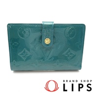 路易威登 Portefeuille Viennois M93654 Vernis 女士腕錶 藍色 Galaxy [二手]