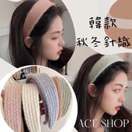 Ace shop AA77 Korean Hot Gentle Retro Time Plush Elegant Sweet Dating Style Headband Headwear Hair A