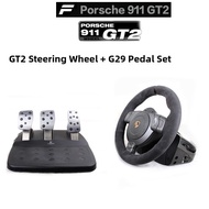 FANATEC GT2/GT3 Dual Belt Force Feedback Racing Simulator Wheel for PC G29/T300 Gaming Steering Whee
