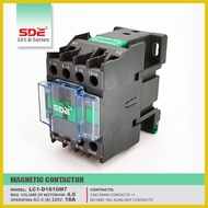 ﹍ ♠ ✓ SDE MAGNETIC CONTACTOR SC1-D1810M7 (SC1-D Series) New Series