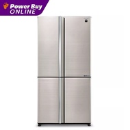 SHARP ตู้เย็น 4 ประตู (21.4 คิว, สีเงิน) รุ่น SJ-FX60TPI-SL