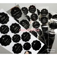 76PCS STICKER DAPUR/KITCHEN STICKER VIRAL MALAY ENGLISH